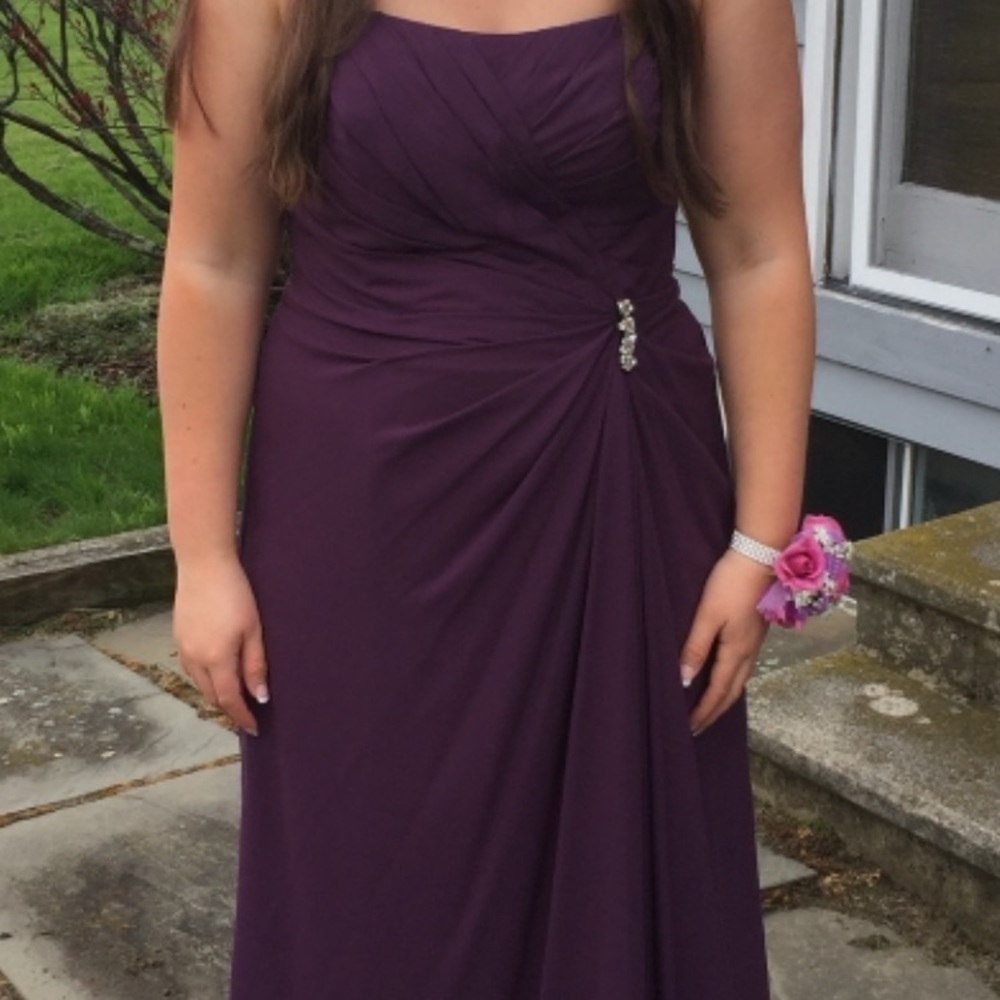 Bridesmaids and Prom Strapless Dress